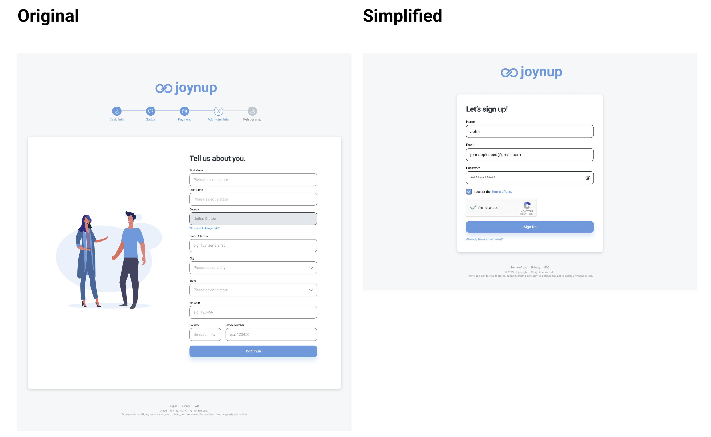 Simplifying Flows